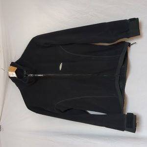 Valhalla Pure jacket black fleece zippered vintage large